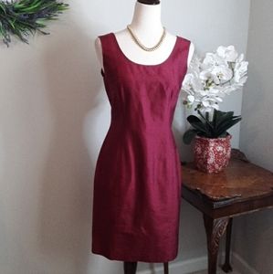 TWEEDS silk shift dress